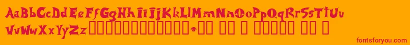 Подробнее о шрифте Spawned ffy Шрифт Spawned ffy – красные шрифты на оранжевом фоне