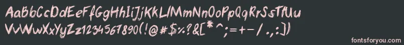 BeerMoney Font – Pink Fonts on Black Background