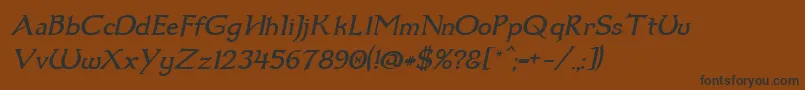 Подробнее о шрифте Dumbledor1Italic Шрифт Dumbledor1Italic – чёрные шрифты на коричневом фоне