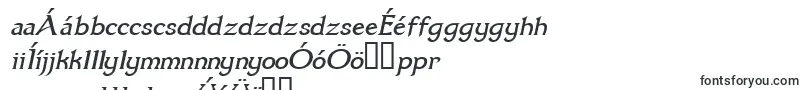 Шрифт Dumbledor1Italic – венгерские шрифты