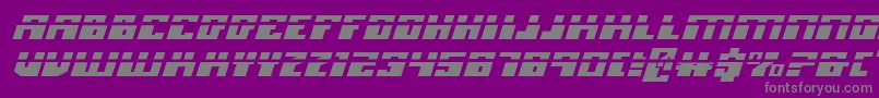 More about MicronianExpandedLaserItalic Font MicronianExpandedLaserItalic Font – Gray Fonts on Purple Background