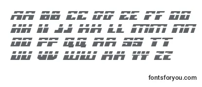 MicronianExpandedLaserItalic Font