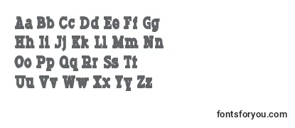 Обзор шрифта Typodermicink