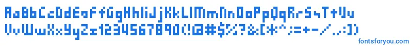 Sg03 Font – Blue Fonts on White Background