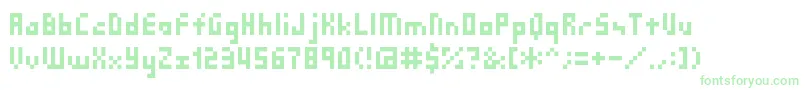 Sg03 Font – Green Fonts on White Background