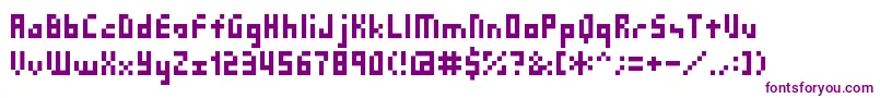 Sg03 Font – Purple Fonts on White Background