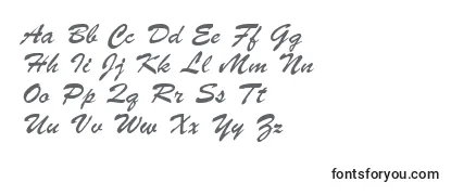 Schriftart Ukrainianbrushscript
