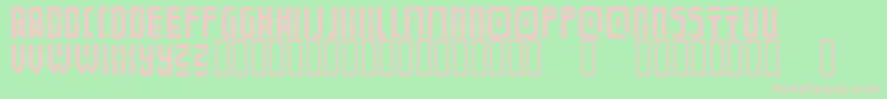 Шрифт BoldUniverse – розовые шрифты на зелёном фоне