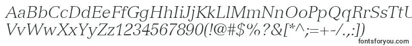 Шрифт VersaillesLt46LightItalic – шрифты, начинающиеся на V