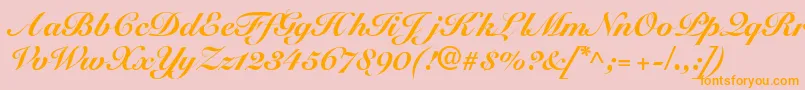 More about SnellblackdbBold Font SnellblackdbBold Font – Orange Fonts on Pink Background