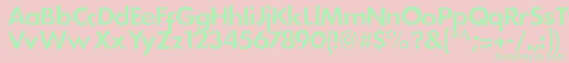 Saiba mais sobre a fonte Dsstain1 Fonte Dsstain1 – fontes verdes em um fundo rosa
