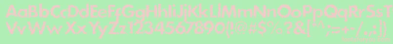 Dsstain1 Font – Pink Fonts on Green Background