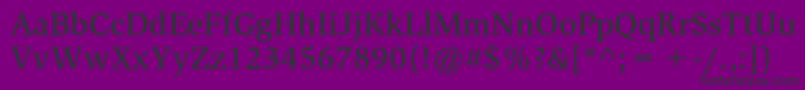 Więcej informacji o czcionce SlimbachstdMedium Czcionka SlimbachstdMedium – czarne czcionki na fioletowym tle
