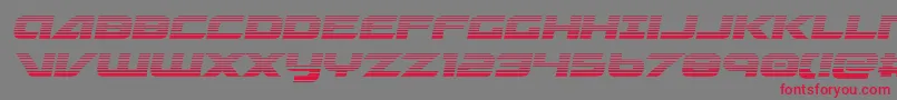 Graymalkincompactgrad Font – Red Fonts on Gray Background
