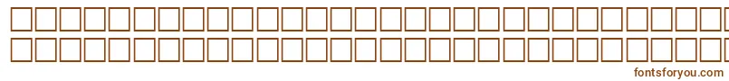 TrkQuraan-Schriftart – Braune Schriften auf weißem Hintergrund