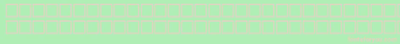 TrkQuraan Font – Pink Fonts on Green Background