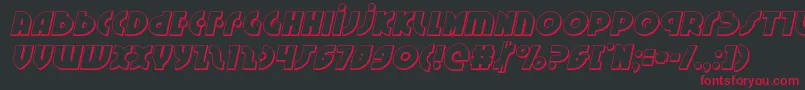 fuente Neuralnomicon3Dital – Fuentes Rojas Sobre Fondo Negro