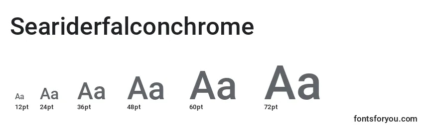 Размеры шрифта Seariderfalconchrome