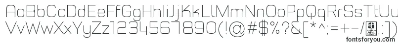 TypoStyleThinDemo-fontti – yritysfontit