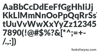 LatoBlack font – rounded Fonts