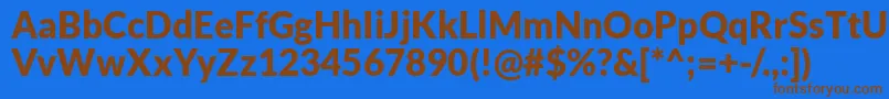 Más sobre la fuente LatoBlack fuente LatoBlack – Fuentes Marrones Sobre Fondo Azul