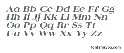 QuantasbroadextraboldItalic Font