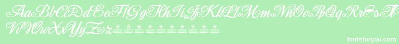 ModerataPersonalUse Font – White Fonts on Green Background