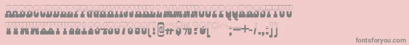 GildiatitulbwRegular Font – Gray Fonts on Pink Background