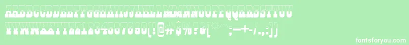 GildiatitulbwRegular Font – White Fonts on Green Background