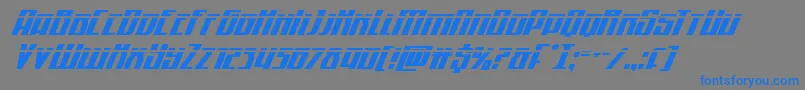 fuente Quantummalicelaserital – Fuentes Azules Sobre Fondo Gris