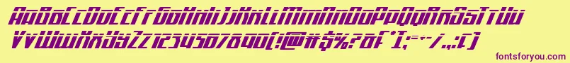 fuente Quantummalicelaserital – Fuentes Moradas Sobre Fondo Amarillo