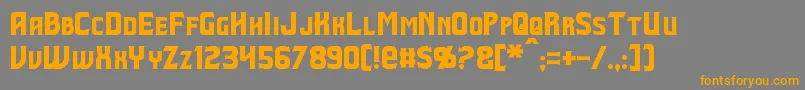 More about Beastformer Font Beastformer Font – Orange Fonts on Gray Background
