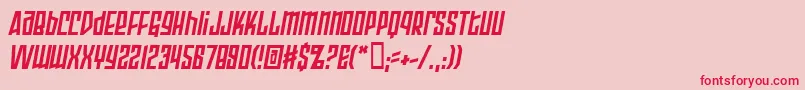 Armopbi Font – Red Fonts on Pink Background