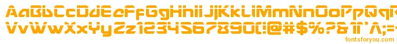 Шрифт Usangellaser – оранжевые шрифты на белом фоне