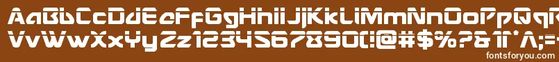 Usangellaser Font – White Fonts on Brown Background