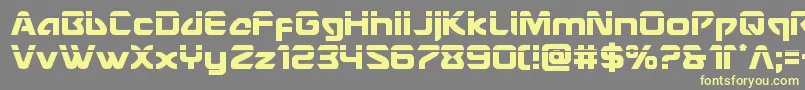 Usangellaser Font – Yellow Fonts on Gray Background