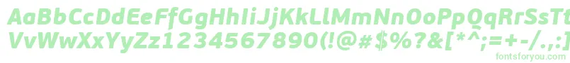 PfbeausansproBlackitalic Font – Green Fonts