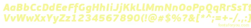 PfbeausansproBlackitalic Font – Yellow Fonts