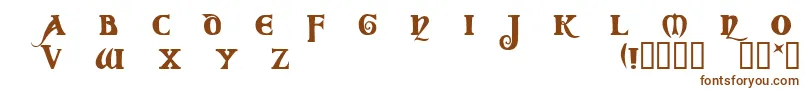 Weitere Informationen zur Cod-Schriftart Cod-Schriftart – Braune Schriften auf weißem Hintergrund