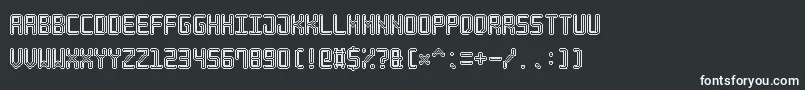 フォントNeonPixel7 – 白い文字