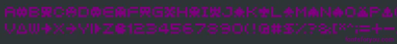 Подробнее о шрифте 04b21 Шрифт 04b21 – фиолетовые шрифты на чёрном фоне