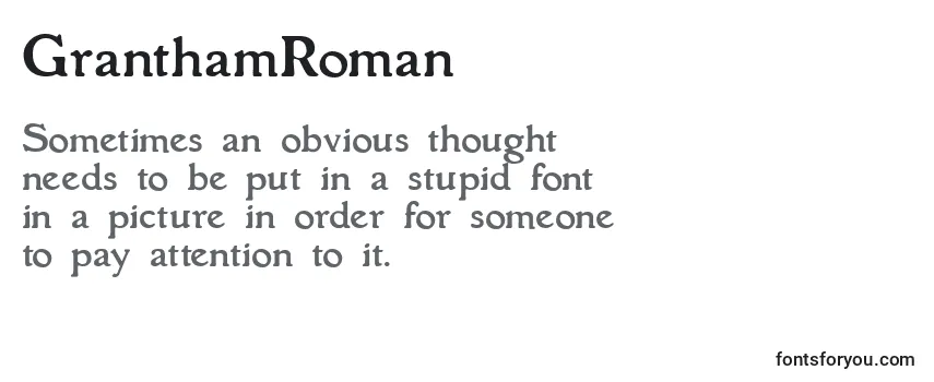 GranthamRoman Font