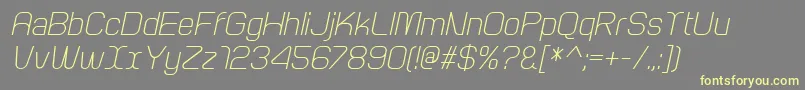 Más sobre la fuente ArcleItalic fuente ArcleItalic – Fuentes Amarillas Sobre Fondo Gris