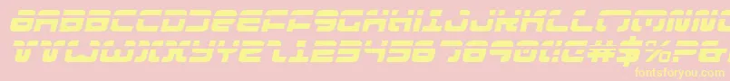 Exedoreli Font – Yellow Fonts on Pink Background