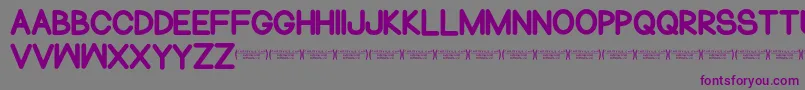 NormalsometimesRegular-fontti – violetit fontit harmaalla taustalla