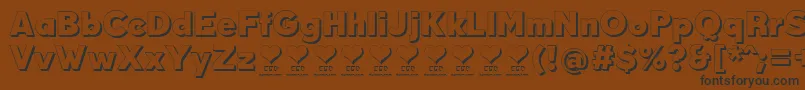 DurumKebabFfp Font – Black Fonts on Brown Background