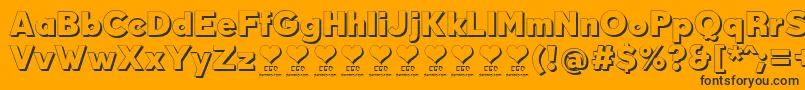 More about DurumKebabFfp Font DurumKebabFfp Font – Black Fonts on Orange Background