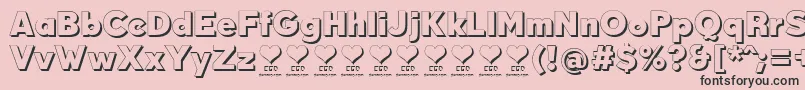 DurumKebabFfp Font – Black Fonts on Pink Background