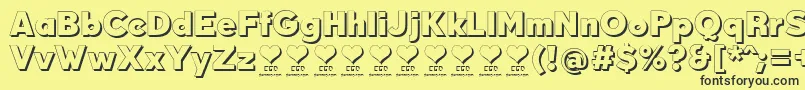 DurumKebabFfp Font – Black Fonts on Yellow Background