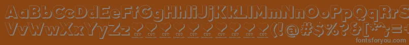 More about DurumKebabFfp Font DurumKebabFfp Font – Gray Fonts on Brown Background